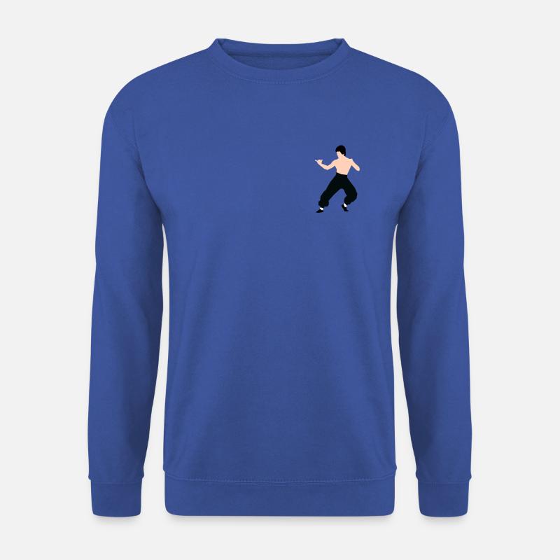 Bruce lee Kampf Pose - Unisex Sweatshirt - royal blue
