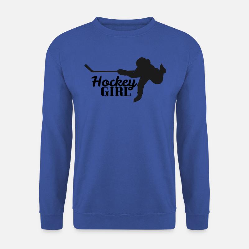 Hockey Mädchen - Unisex Pullover - Royalblau