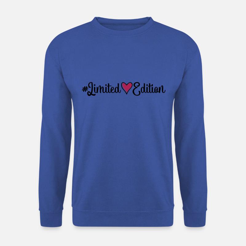 limited edition herz - Unisex Pullover - Royalblau