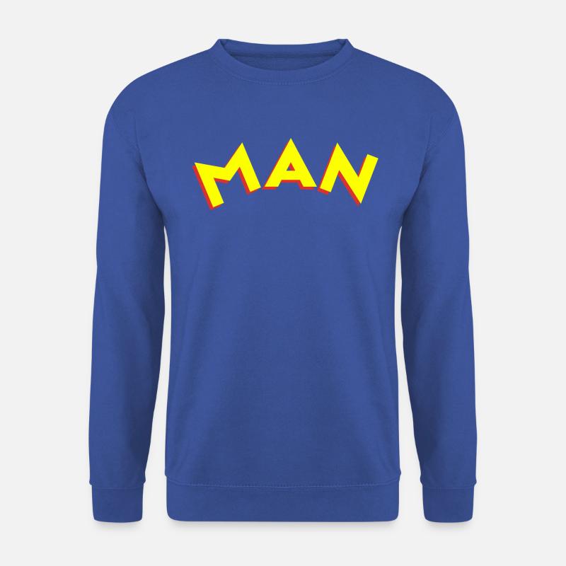Man - Unisex Pullover - Royalblau