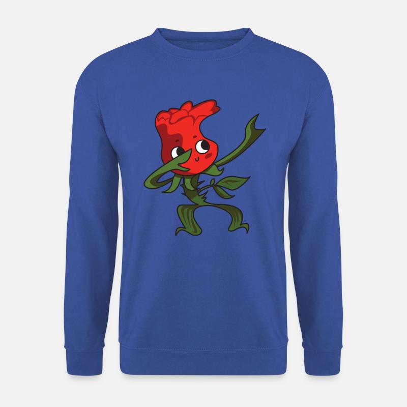 rose blume tanzen - Unisex Pullover - Royalblau