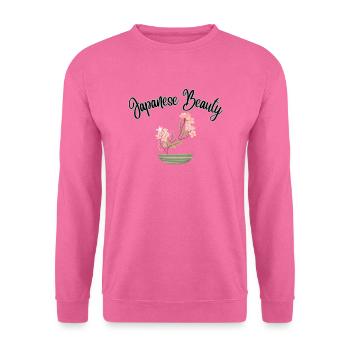 Beauté japonaise Ikebana - Sweat-shirt Unisexe - rose - Devant