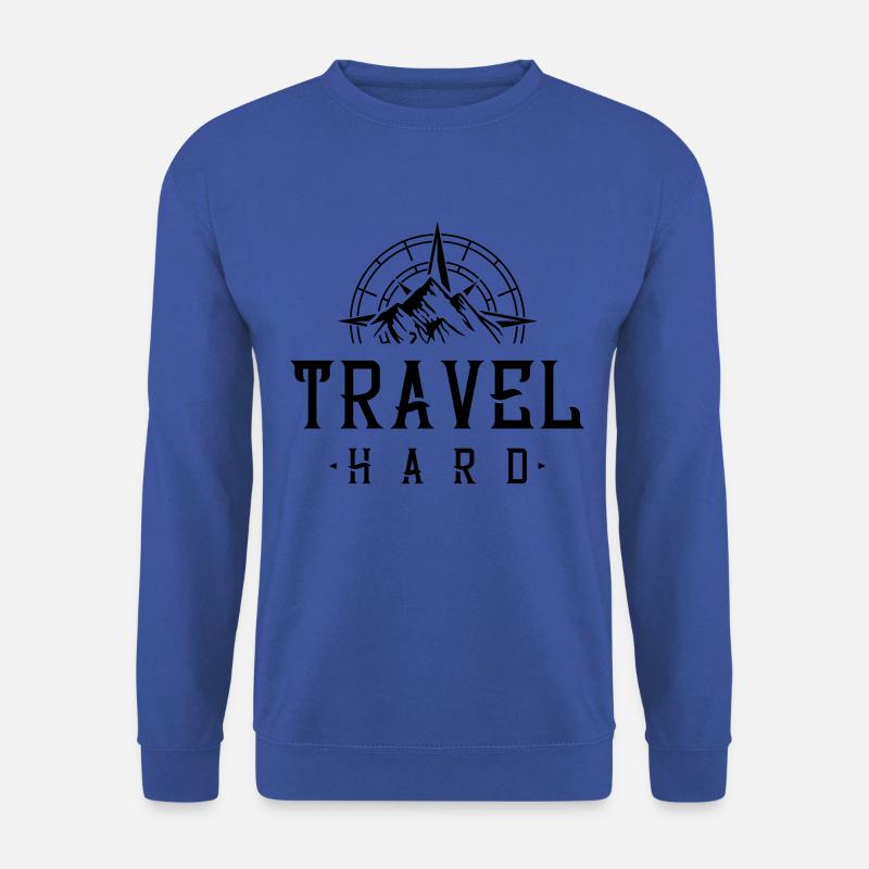 Reise Kompass - Unisex Pullover - Royalblau