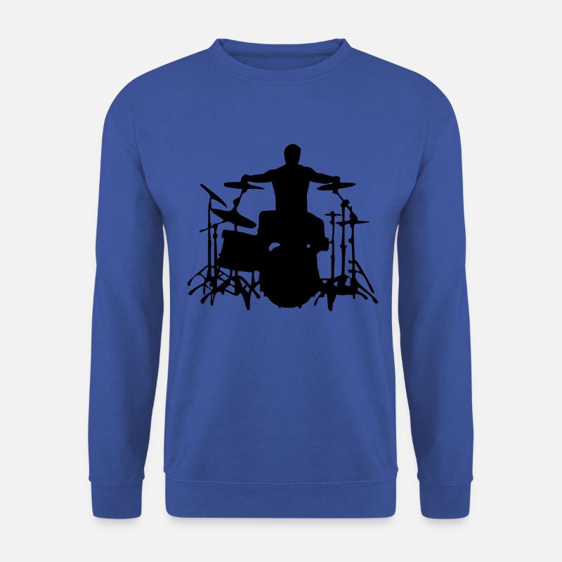 Schlagzeug Musiker - Unisex Pullover - Royalblau