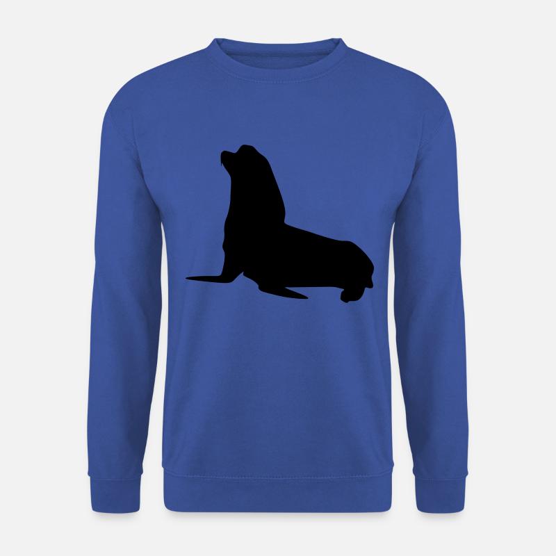 robbe tier - Unisex Pullover - Royalblau