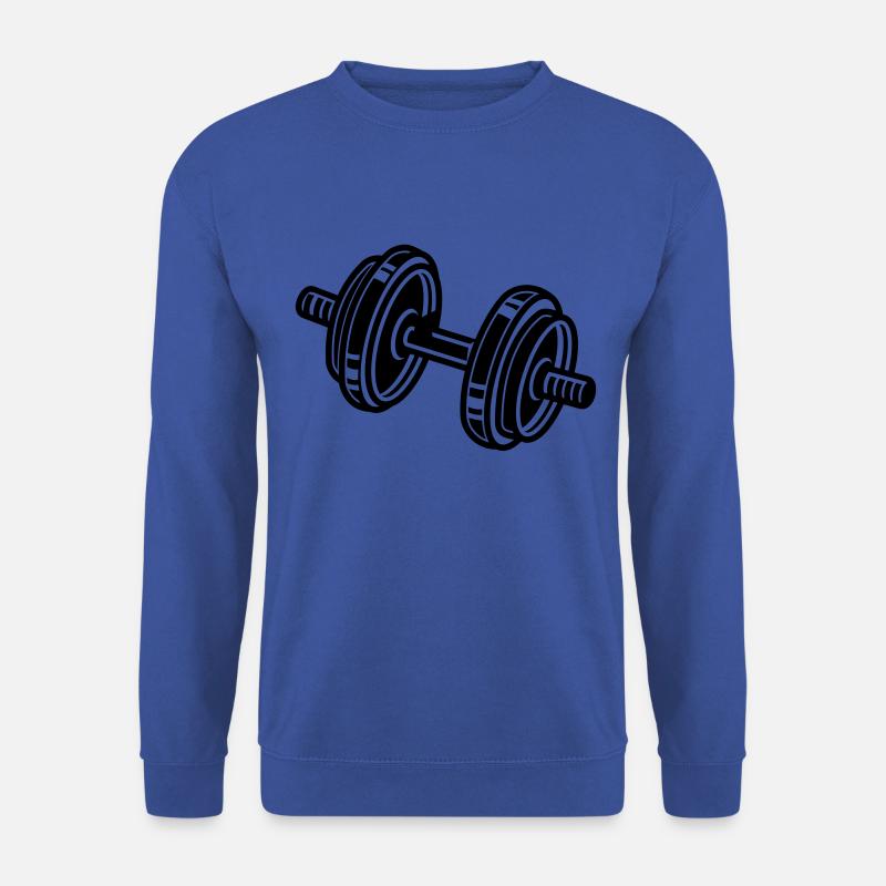 hanteln gewichte fitness - Unisex Pullover - Royalblau