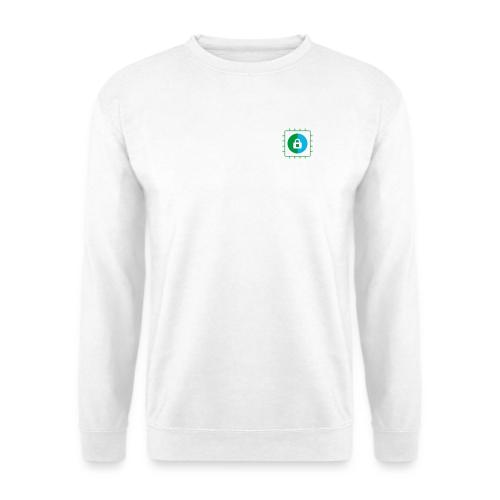 TrustedFirmware Logo vertical white - Unisex Sweatshirt