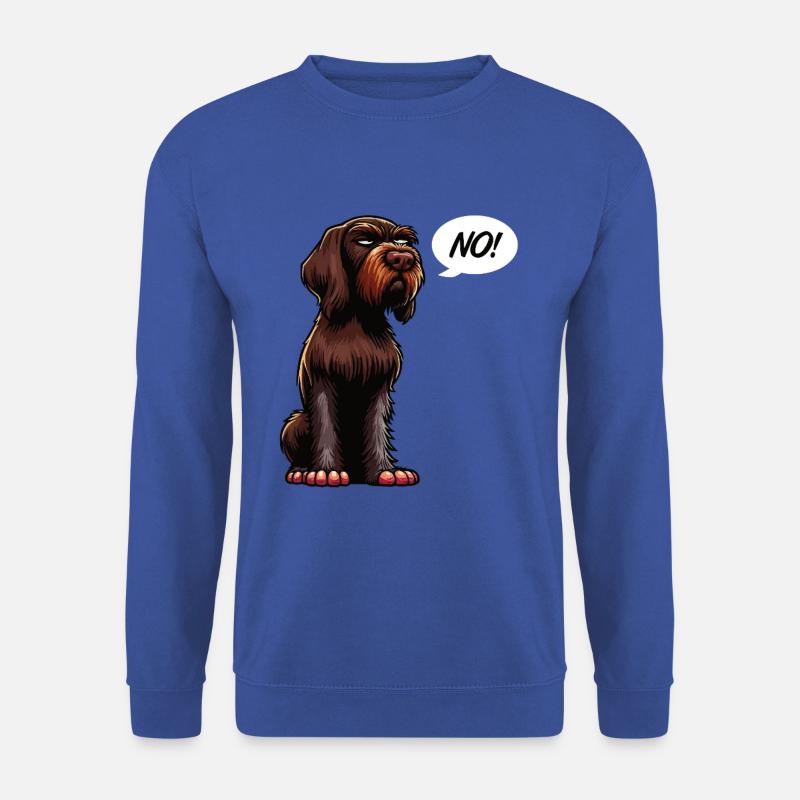 No Deutsch Drahthaar Deutsch-Drahthaar Besitzer - Unisex Pullover - Royalblau