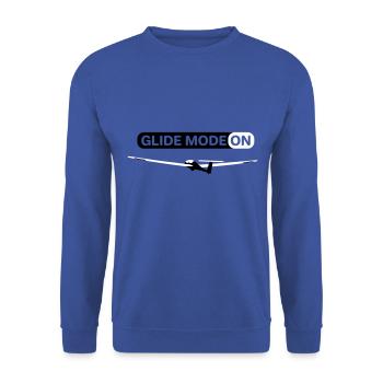 Planeur Vol à voile Planeur - Sweat-shirt Unisexe - bleu royal - Devant - Alina (178cm) & Michal (187cm)