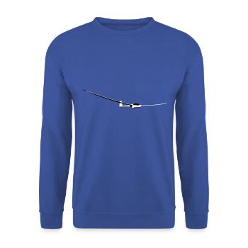 nimbus glider glider glider glider - Unisex Sweatshirt - royal blue - Front - Alina (178cm) & Michal (187cm)