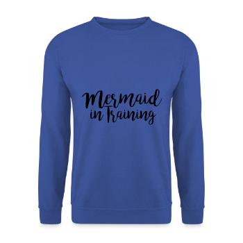 Sirène en formation - Sweat-shirt Unisexe - bleu royal - Devant - Alina (178cm) & Michal (187cm)