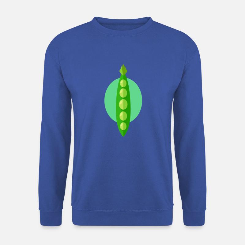 Bohne Erbse Erbsen Bohnenstange - Unisex Pullover - Royalblau
