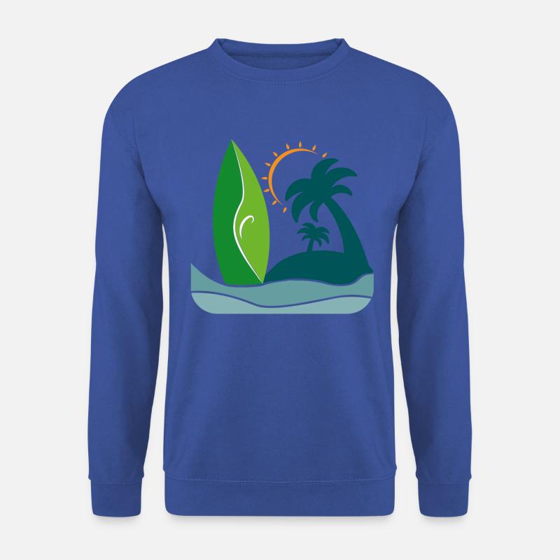 Surfer Insel - Unisex Pullover - Royalblau