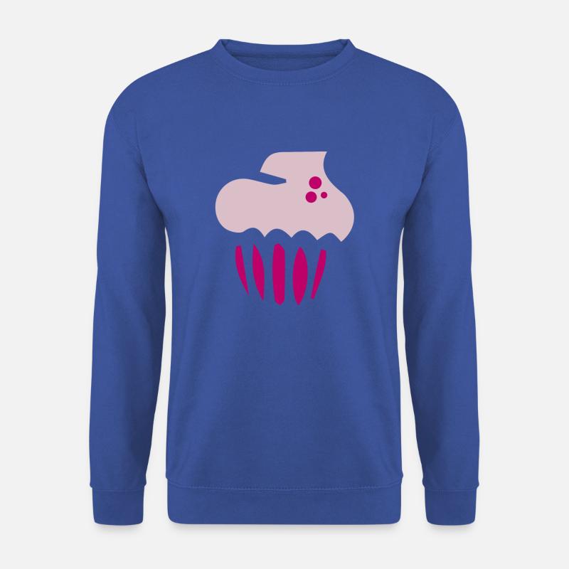 Sahne Cupcake - Unisex Pullover - Royalblau