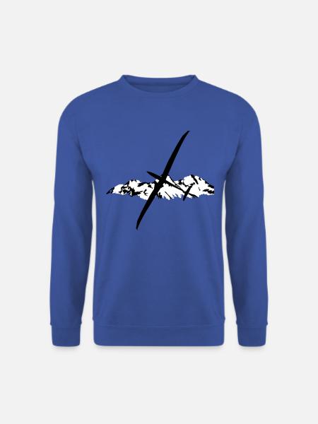 Segelflugzeug Segelfliegen Segelflieger Pilot - Unisex Pullover - Royalblau