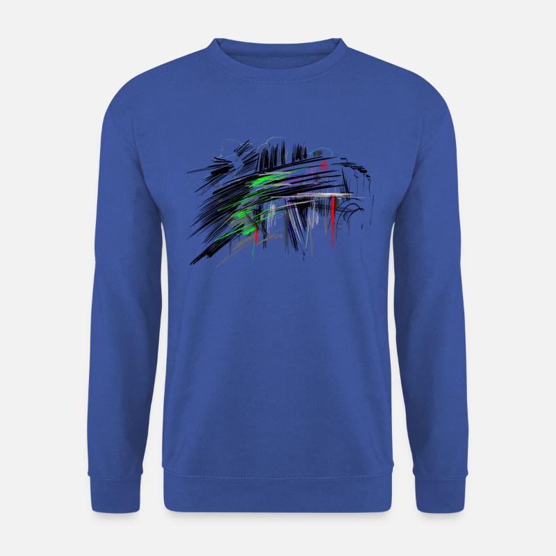 abstrakt - Unisex Pullover - Royalblau