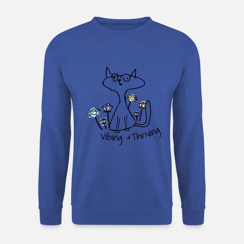 Vibing and Thriving - Unisex Pullover - Royalblau