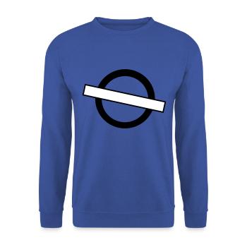 airfield aircraft pilot pilot - Unisex Sweatshirt - royal blue - Front - Alina (178cm) & Michal (187cm)