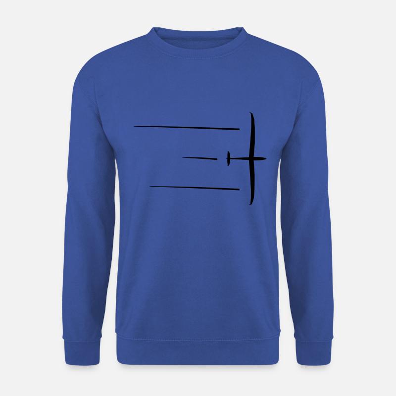 Segelflugzeug Segelfliegen Segelflieger Pilot - Unisex Pullover - Royalblau