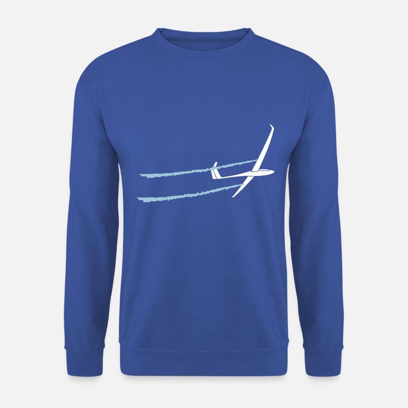 Segelflugzeug Segelfliegen Segelflieger Pilot - Unisex Pullover - Royalblau