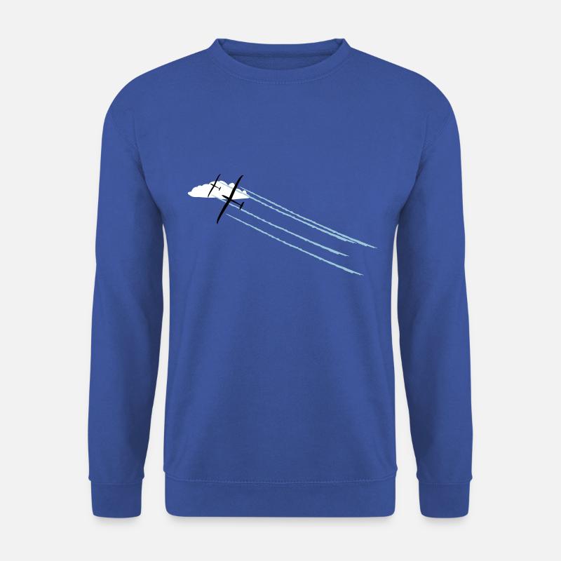 Segelflugzeug Segelfliegen Segelflieger Pilot - Unisex Pullover - Royalblau