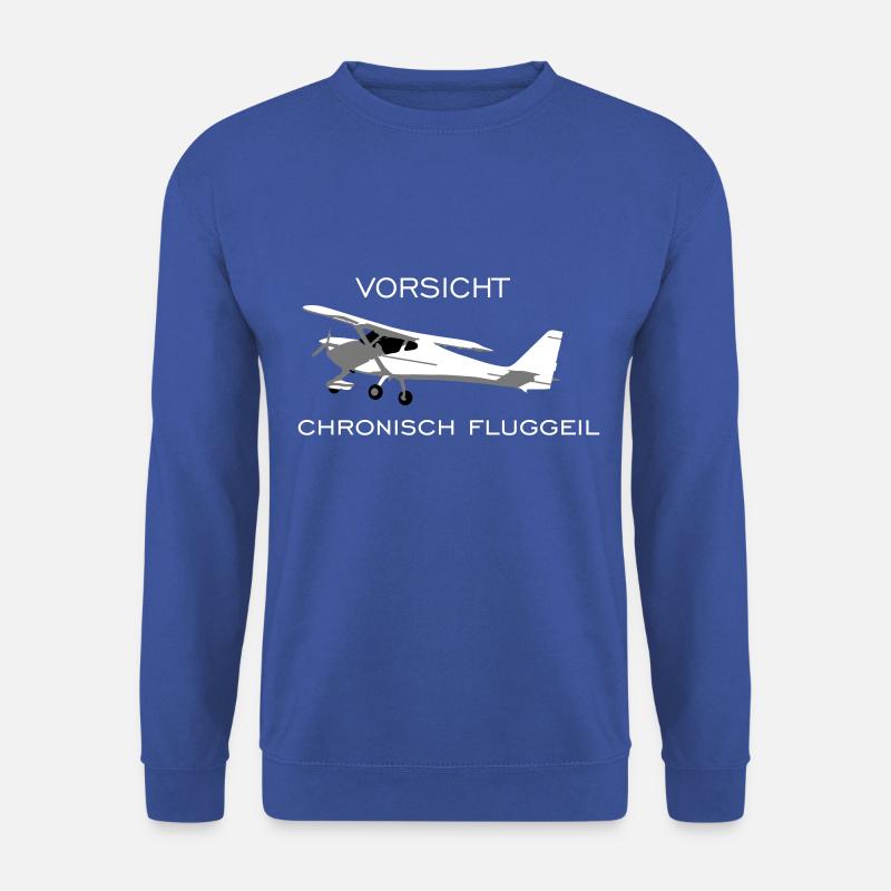 Ultraleichtflugzeug UL Pilot Flugzeug Flieger - Unisex Pullover - Royalblau