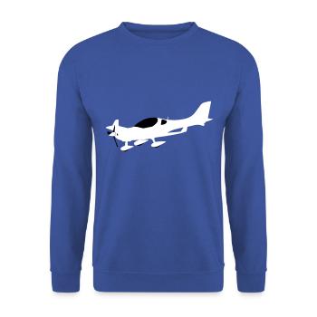 wt 9 Ultraleichtflugzeug UL Pilot Flugzeug - Unisex Pullover - Royalblau - Vorne - Alina (178cm) & Michal (187cm)