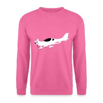 wt 9 Ultraleichtflugzeug UL Pilot Flugzeug - Unisex Pullover - Pink - Vorne