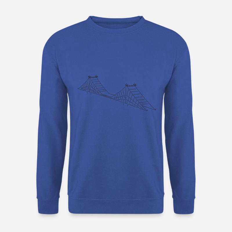 Blaues Wunder Dresden Brücke DD - Unisex Pullover - Royalblau