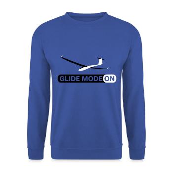 Segelflugzeug Segelfliegen Segelflieger Pilot - Unisex Pullover - Royalblau - Vorne - Alina (178cm) & Michal (187cm)