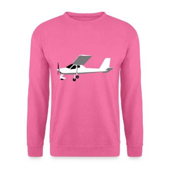 p92 Ultraleichtflugzeug UL Pilot Flugzeug - Unisex Pullover - Pink - Vorne
