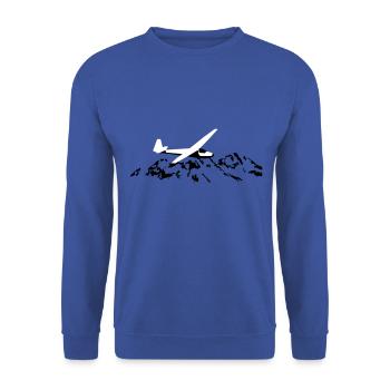pilote de planeur volant planeur planeur ka6 - Sweat-shirt Unisexe - bleu royal - Devant - Alina (178cm) & Michal (187cm)