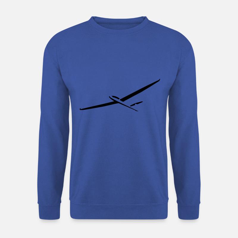 Segelflugzeug Segelfliegen Segelflieger Pilot - Unisex Pullover - Royalblau