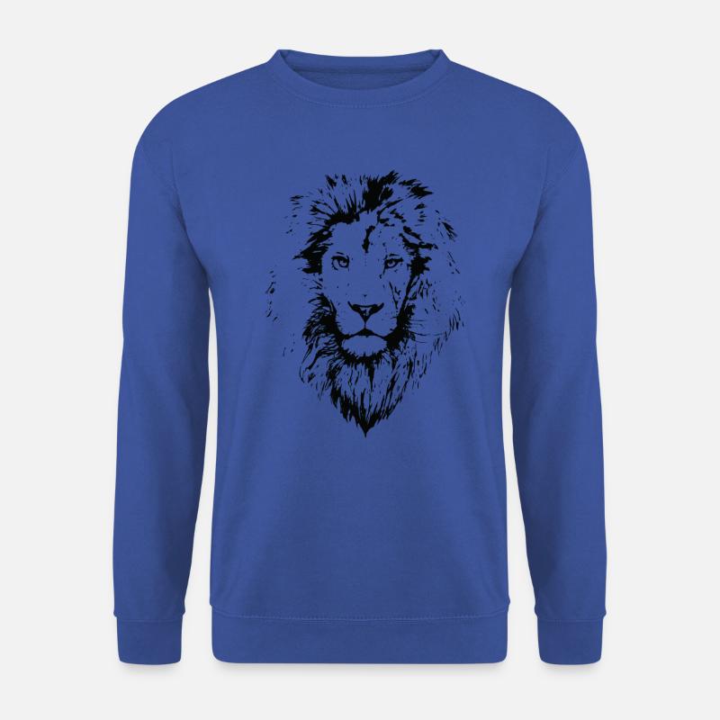 Minimalistische Löwenmähne - Unisex Pullover - Royalblau