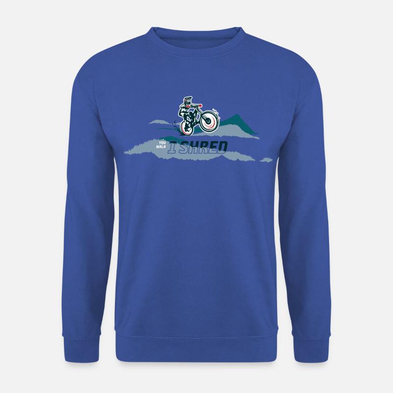 Shred Bike 1 - Unisex Pullover - Royalblau