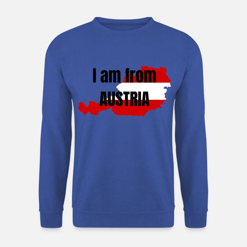 I am from Austria - Unisex Pullover - Royalblau