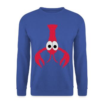 Lobster - Unisex Pullover - Royalblau - Vorne - Alina (178cm) & Michal (187cm)
