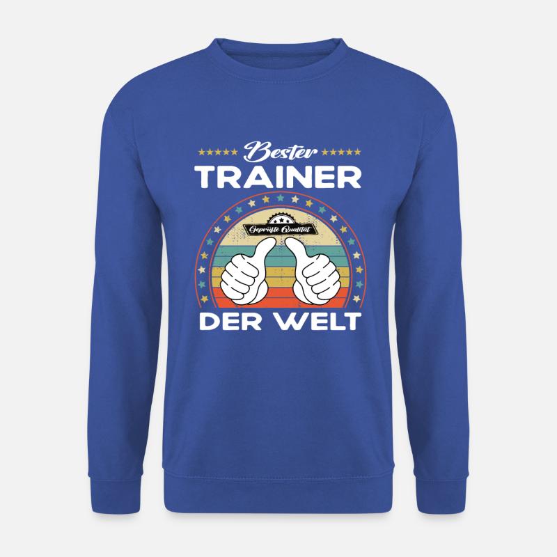 Bester trainer der Welt - Unisex Pullover - Royalblau