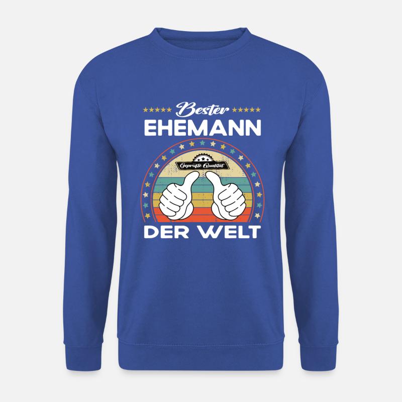 Bester ehemann der Welt - Unisex Pullover - Royalblau