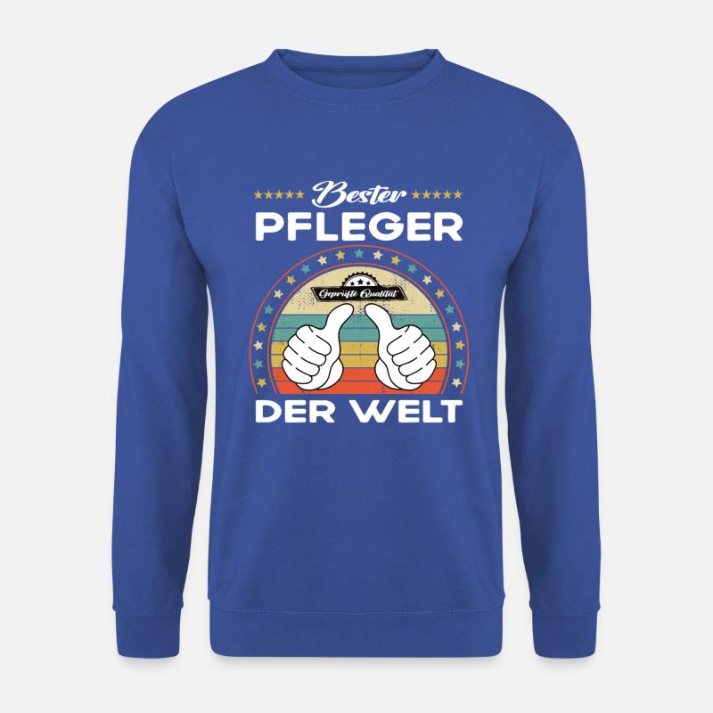 Bester pfleger der Welt - Unisex Pullover - Royalblau