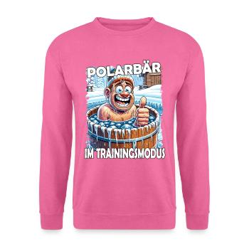 Eisbaden Winterbaden Lustig - Unisex Pullover - Pink - Vorne