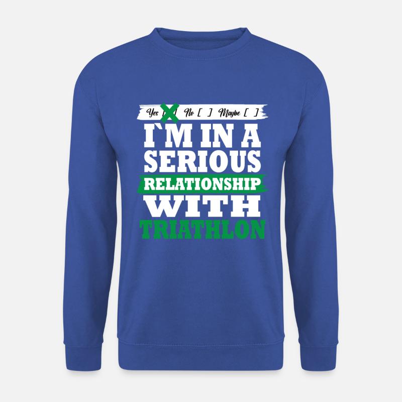 Triathlon My serious relationship funny - Unisex Pullover - Royalblau