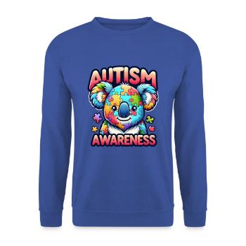 Autism Awareness puzzles piece - Unisex Pullover - Royalblau - Vorne - Alina (178cm) & Michal (187cm)