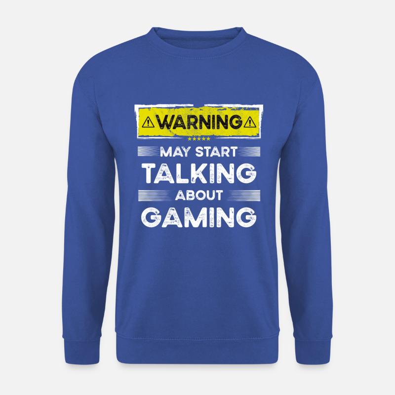 Talking about gaming funny - Unisex Sweatshirt - royal blue