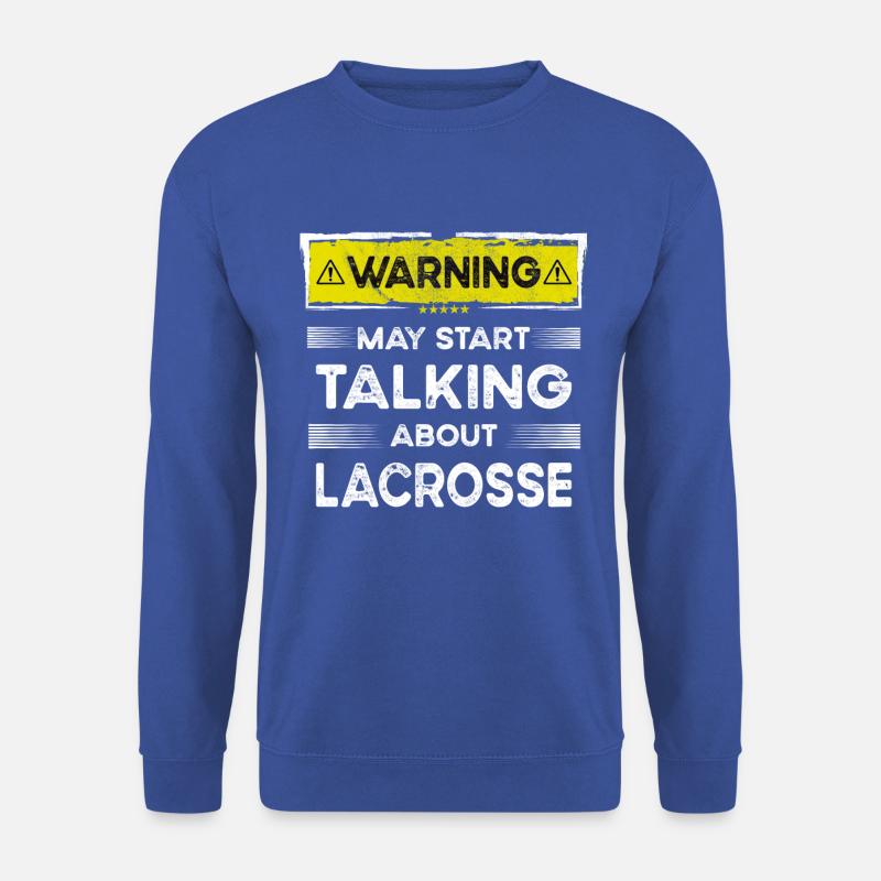 Talking about Lacrosse funny - Unisex Sweatshirt - royal blue