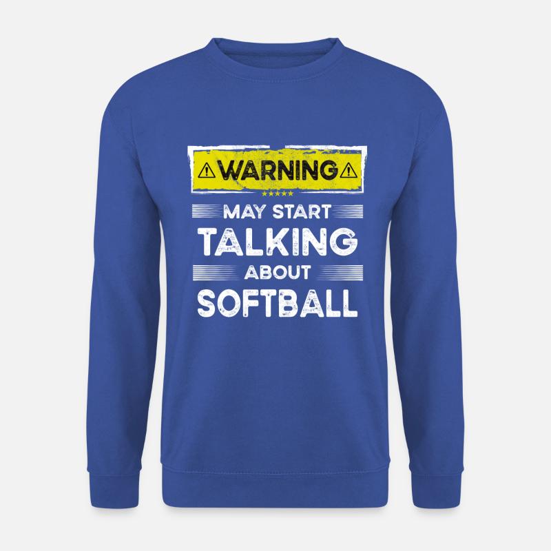 Talking about Softball funny - Unisex Sweatshirt - royal blue