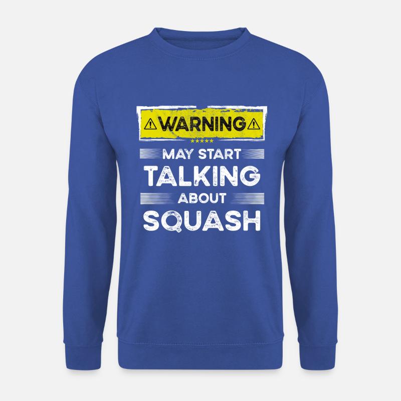 Talking about Squash funny - Unisex Sweatshirt - royal blue