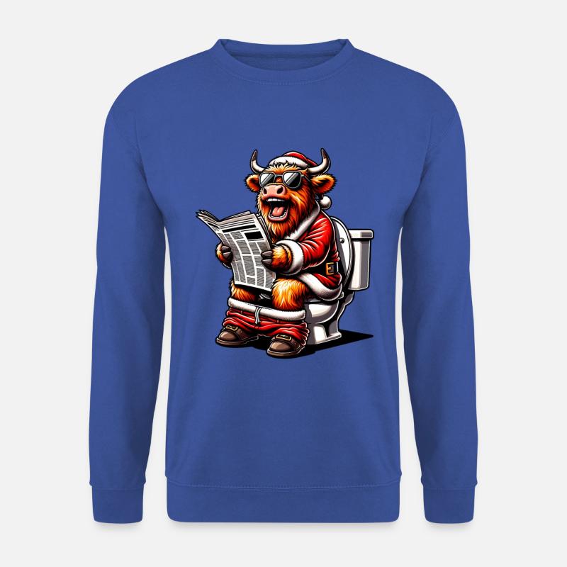 Weihnachtsmann Weihnachten Männer & Frauen - Unisex Pullover - Royalblau