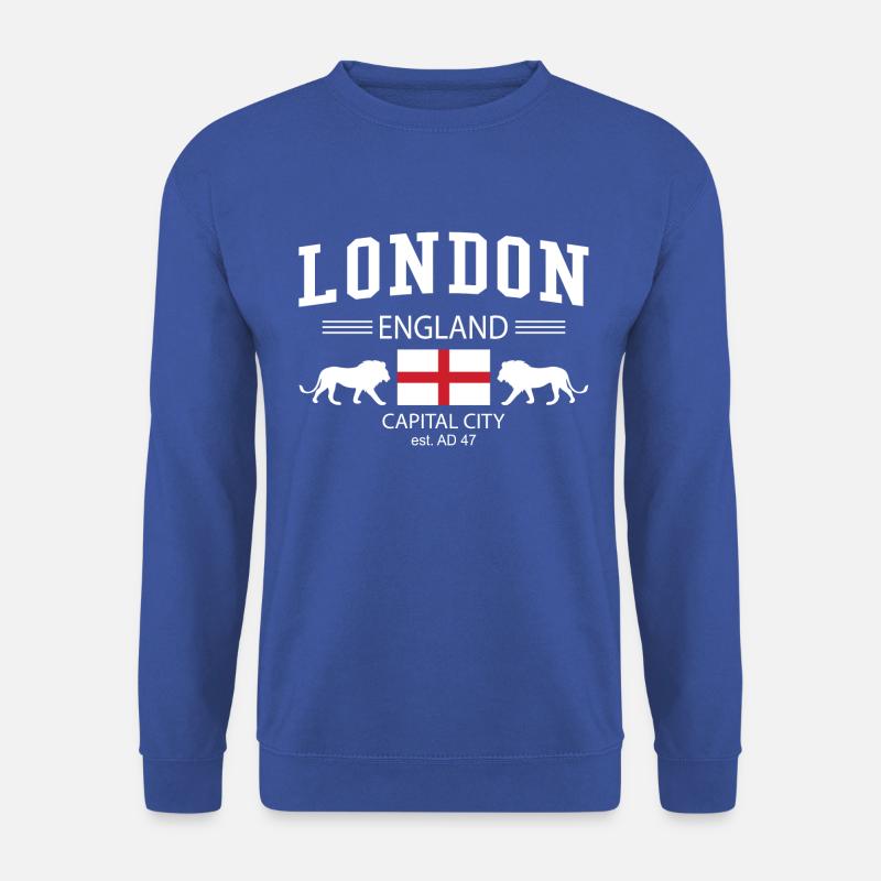 London - Unisex Pullover - Royalblau