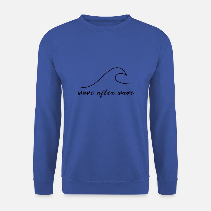 Wave after wave - Unisex Sweatshirt - royal blue